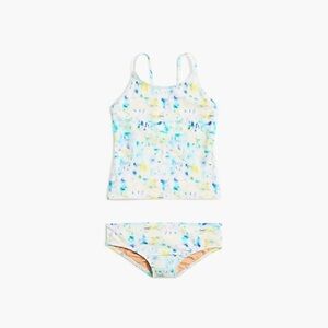 Crewcuts Girls' tie-dyed tankini